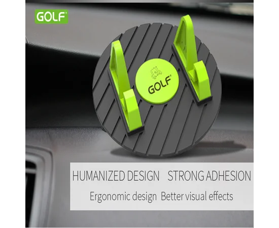 Автомобильный коврик-подставка "Golf" зеленый