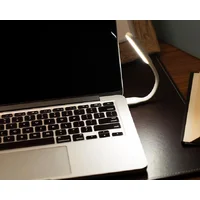 Гибкий фонарик LED USB оранжевый