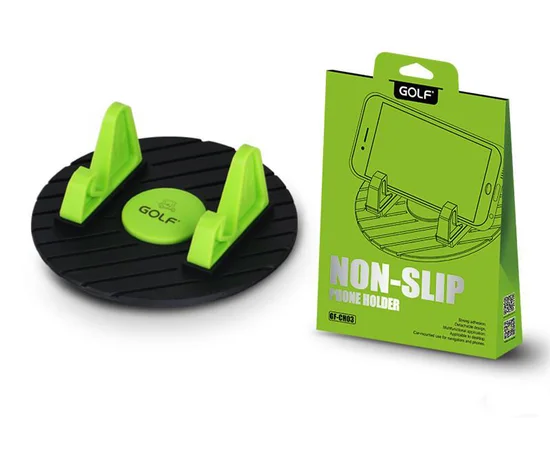 Автомобильный коврик-подставка "Golf" зеленый