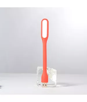 Гибкий фонарик LED USB оранжевый Гибкий фонарик LED USB оранжевый