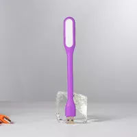 Гибкий фонарик LED USB фиолетовый