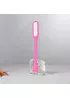 Гнучкий ліхтарик LED USB рожевий