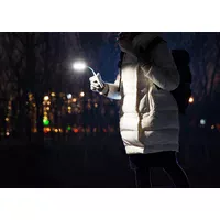 Гибкий фонарик LED USB оранжевый