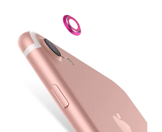 Защита камеры розовая для iPhone 7/8