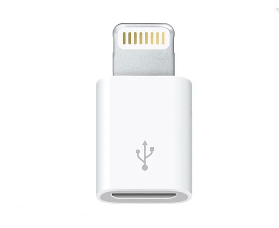Переходник адаптер с microUSB на Lightning APPLE
