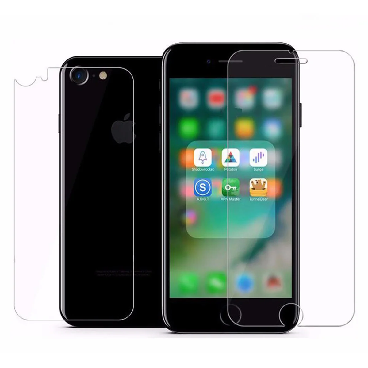 Комплект матових плівок (передня + задня частина) для iPhone 7/8