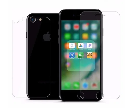 Комплект матовых пленок (передняя+задняя часть) для iPhone 7/8