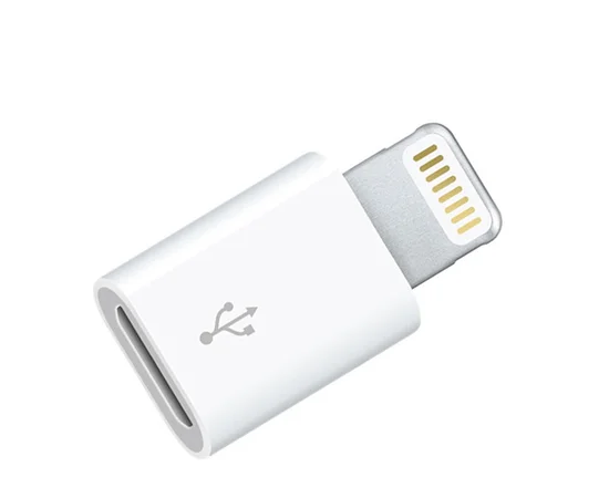 Переходник адаптер с microUSB на Lightning APPLE