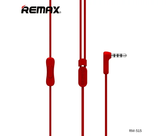 Наушники "Remax" 515 красные
