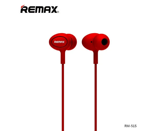 Наушники "Remax" 515 красные