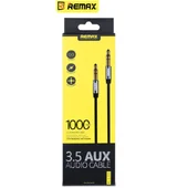 AUX кабель 3.5mm "Remax" 1m черный