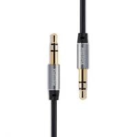 AUX кабель 3.5mm "Remax" 1m черный