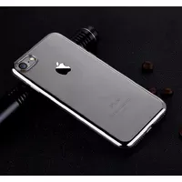 Силіконовий сірий прозорий чохол для iPhone 7/8