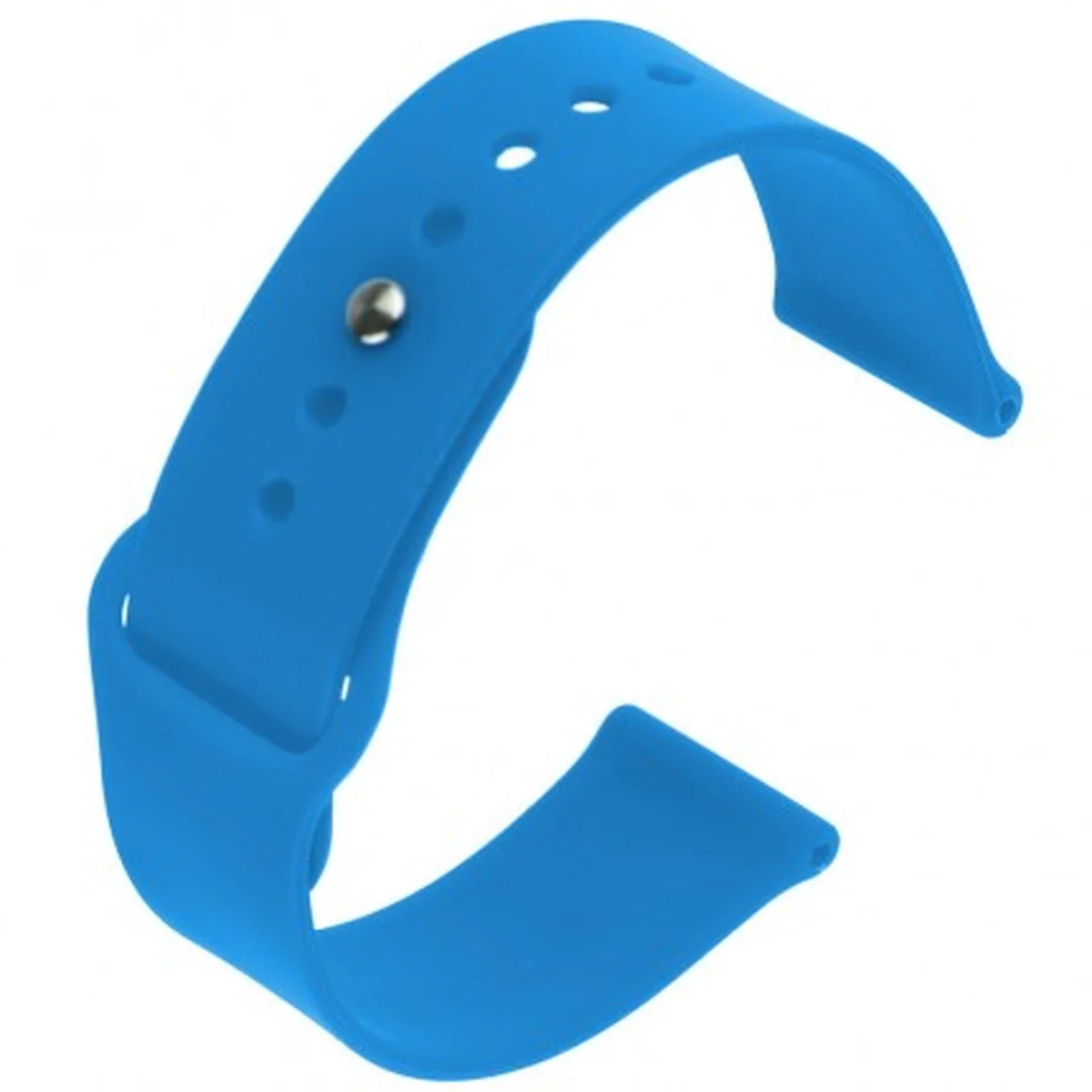 Силиконовый голубой ремешок для iWatch 38mm