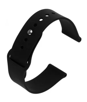 Силиконовый черный ремешок для iWatch 38mm Силиконовый черный ремешок для iWatch 38mm