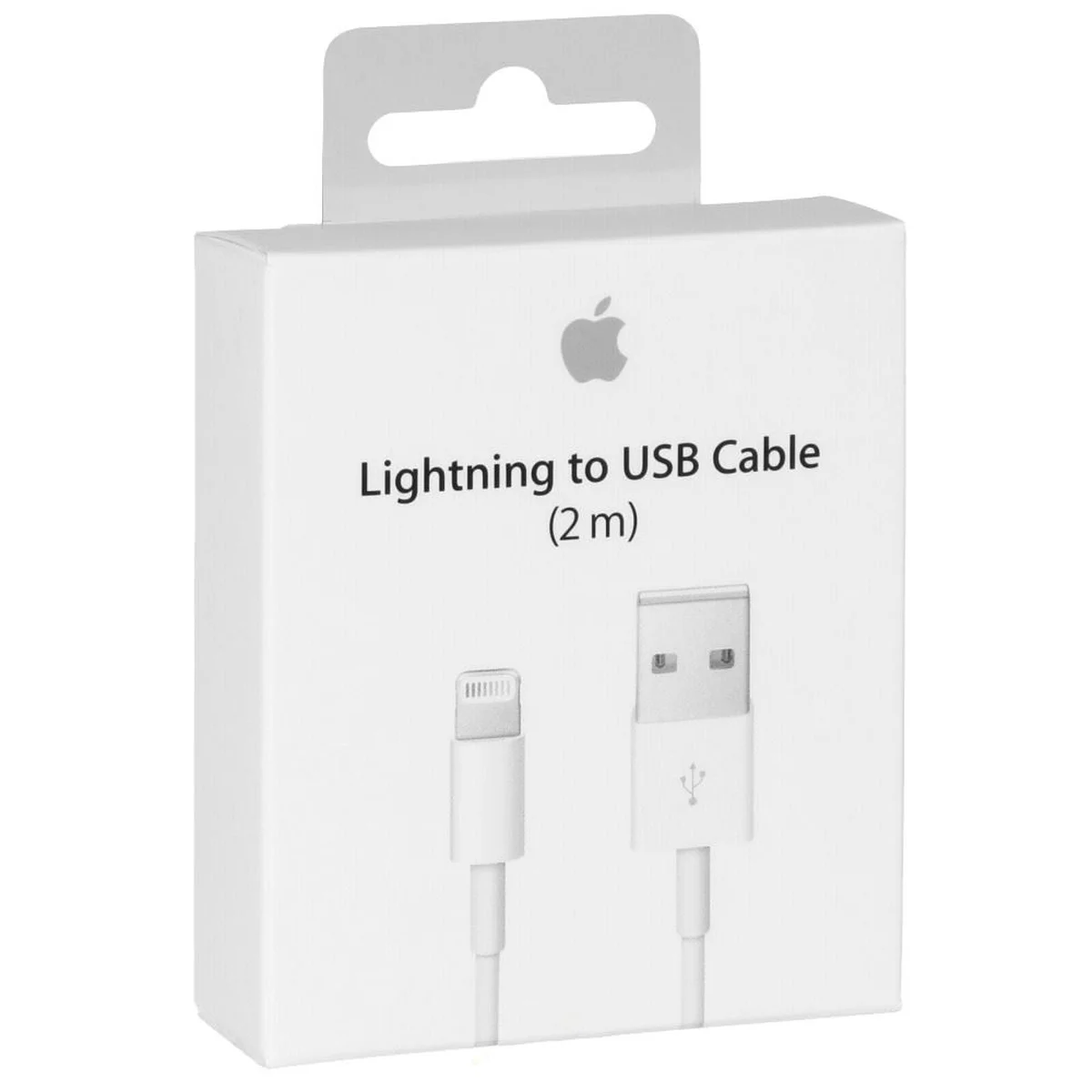 Оригинальный Apple Lightning to USB Cable (2m) для iPhone, iPad, iPod