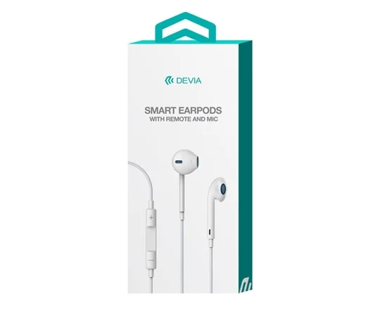 Наушники "Devia" Smart EarPods with Remote and Mic (оригинал)