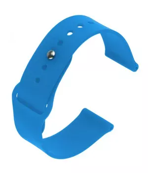 Силиконовый голубой ремешок для iWatch 38mm Силиконовый голубой ремешок для iWatch 38mm