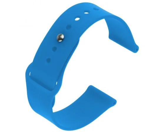 Силіконовий блакитний ремінець для iWatch 38mm