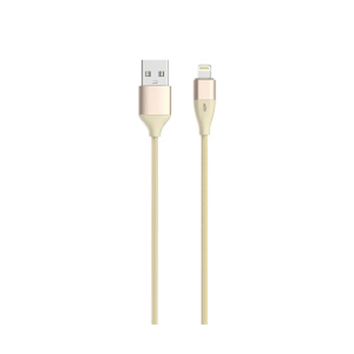 Lightning USB кабель "Devia Blitz" Led Light 1m золотий для iPhone / iPod / iPad