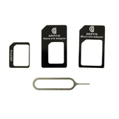 Комплект перехідників "Griffin" для Nano / Micro SIM + iСкрепка