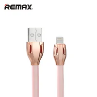 Lightning USB кабель "Remax Cobra" 1m Rose Gold для iPhone / iPod / iPad