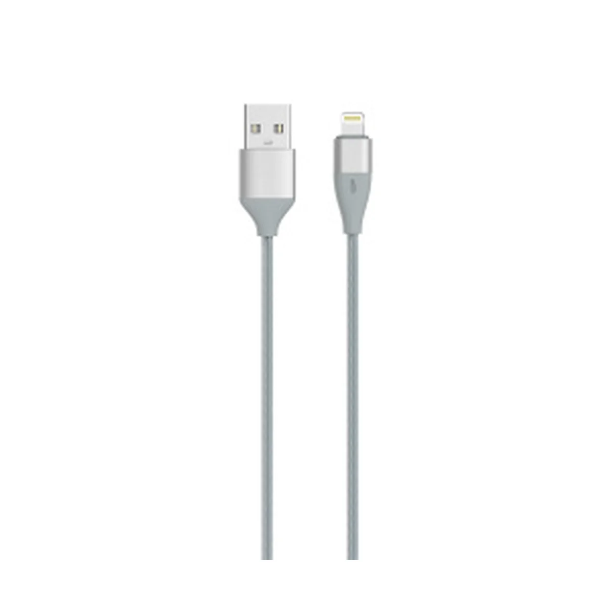 Lightning USB кабель "Devia Blitz" Led Light 1m серебряный для iPhone/iPod/iPad