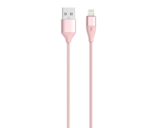 Lightning USB кабель "Devia Blitz" Led Light 1m Rose Gold для iPhone/iPod/iPad