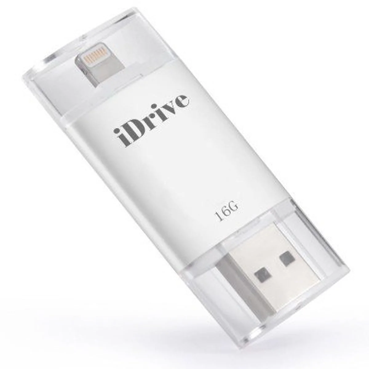 iDRIVE 16GB / Флеш накопитель для iPhone / Lightning + USB + microUSB