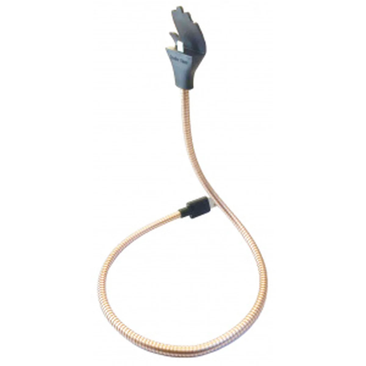 Lightning USB кабель-держатель "Flexible" Rose Gold 0.5m для iPhone/iPod/iPad