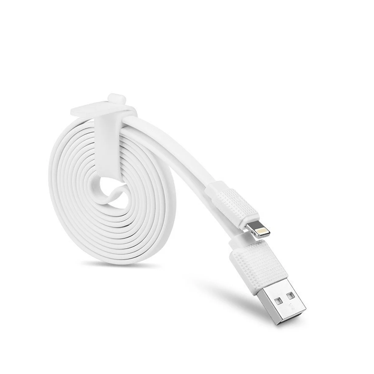 Lightning USB кабель "Hoco" UPL18 білий 1.2m для iPhone / iPod / iPad
