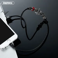 Lightning USB кабель "Remax Poison" JEWELERY  0.5m черный для iPhone/iPod/iPad