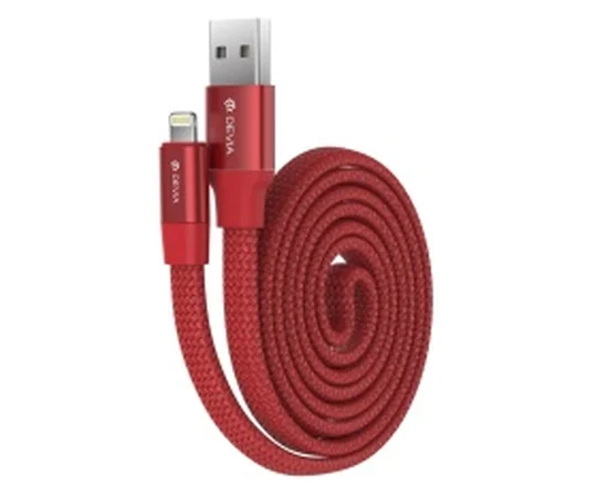 Lightning USB кабель "Devia Ring" Y1 0.8m красный для iPhone/iPod/iPad