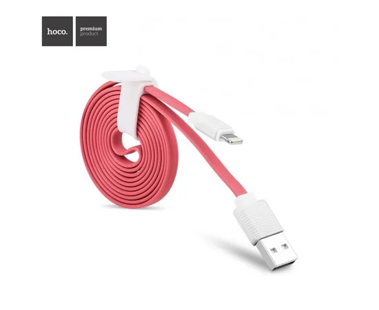 Lightning USB кабель "Hoco" UPL18 розовый 1.2m для iPhone/iPod/iPad