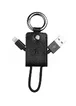 Lightning USB кабель-брелок "Hoco" UPL19 черный для iPhone/iPod/iPad