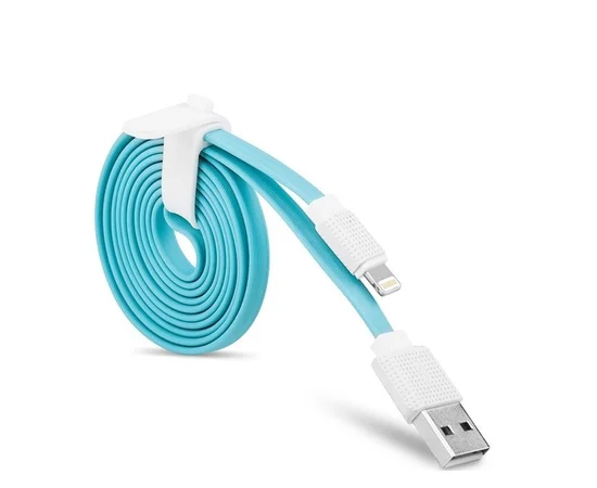 Lightning USB кабель "Hoco" UPL18 синий 1.2m для iPhone/iPod/iPad