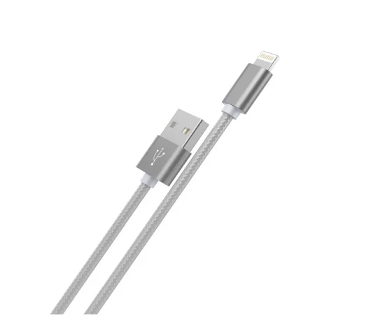 Lightning USB кабель "Hoco" x2 серый 1m для iPhone/iPod/iPad