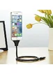 Lightning USB кабель-тримач "Flexible" срібний 0.5m для iPhone / iPod / iPad