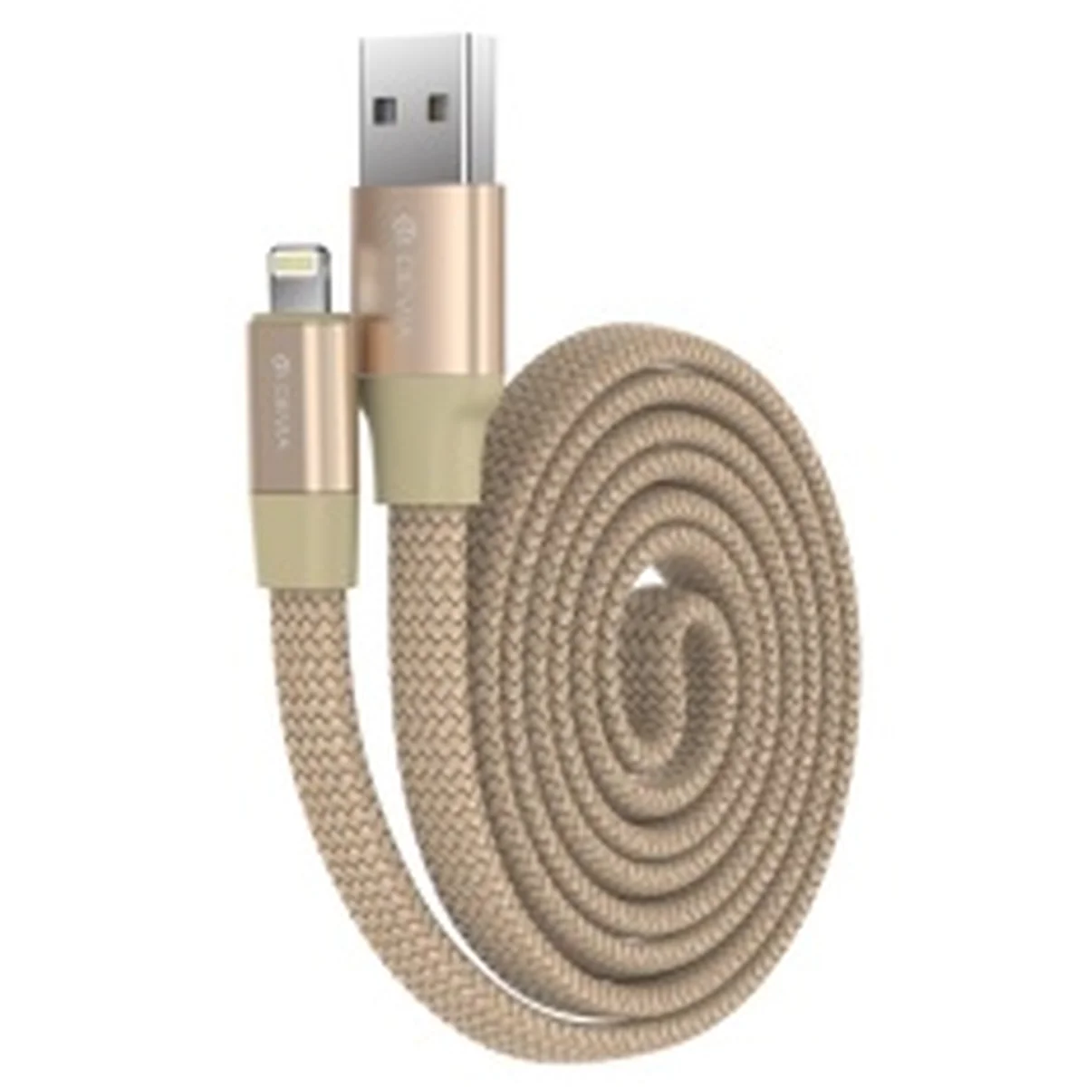 Lightning USB кабель "Devia Ring" Y1 0.8m золотой для iPhone/iPod/iPad