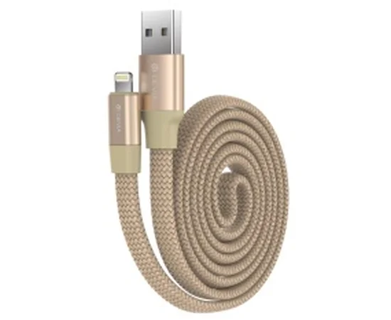 Lightning USB кабель "Devia Ring" Y1 0.8m золотой для iPhone/iPod/iPad