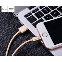 Lightning USB кабель "Hoco" x2 золотой 1m для iPhone/iPod/iPad
