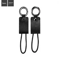 Lightning USB кабель-брелок "Hoco" UPL19 чорний для iPhone / iPod / iPad