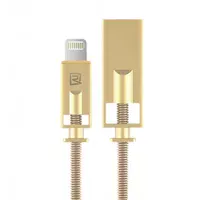 Lightning USB кабель "Remax Royalty" 1m золотой для iPhone/iPod/iPad
