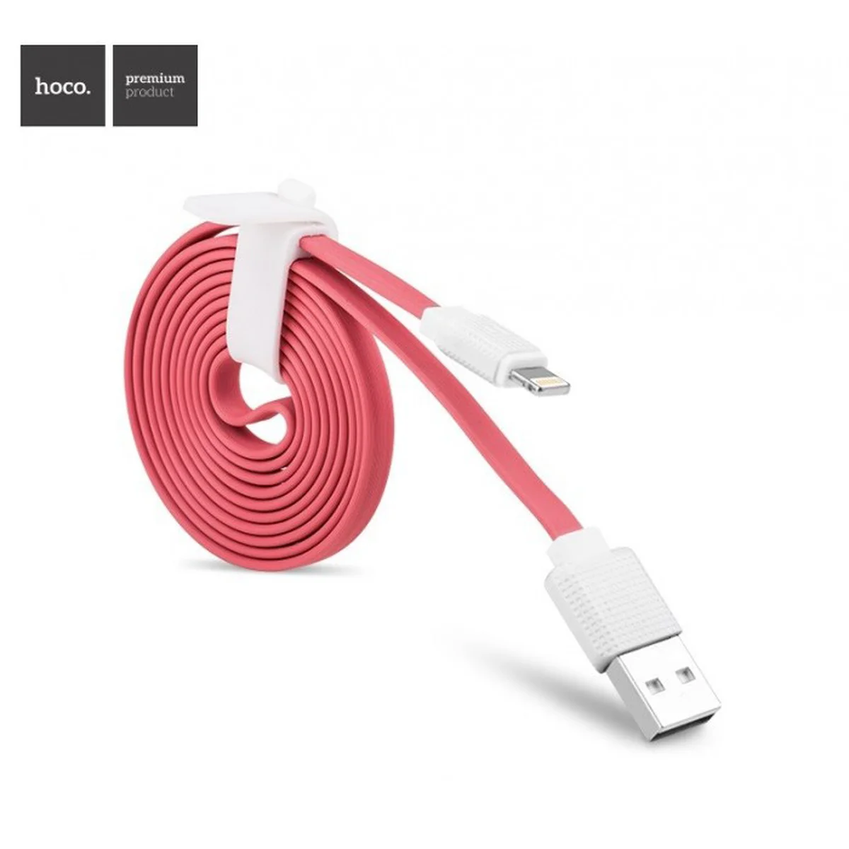 Lightning USB кабель "Hoco" UPL18 розовый 1.2m для iPhone/iPod/iPad