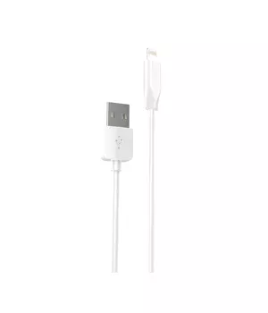 Lightning USB кабель "Hoco" x1 білий 2m для iPhone / iPod / iPad