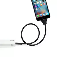 Lightning USB кабель-держатель "Flexible" золотой 0.5m для iPhone/iPod/iPad