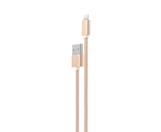 Lightning USB кабель "Hoco" x2 золотой 1m для iPhone/iPod/iPad