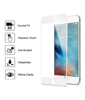 Защитное 3D стекло "Mr.Yes" 0.33mm белое для iPhone 7 Plus/8 Plus Защитное 3D стекло "Mr.Yes" 0.33mm белое для iPhone 7 Plus/8 Plus