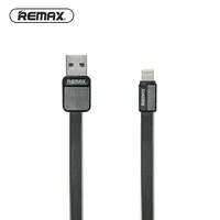 Lightning USB кабель "Remax Metal" 1m черный для iPhone/iPod/iPad