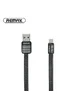Lightning USB кабель "Remax Metal" 1m черный для iPhone/iPod/iPad